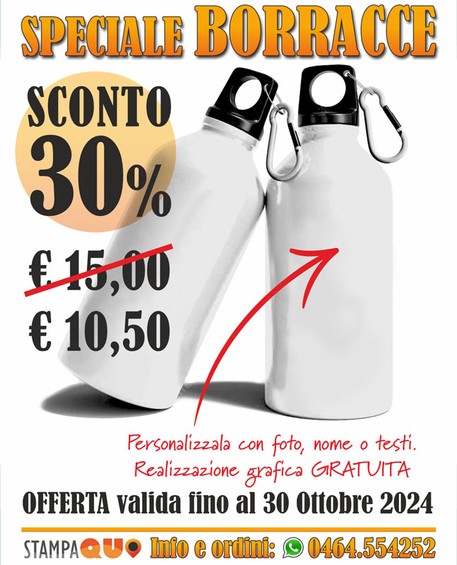 promozione borracce personalizzate